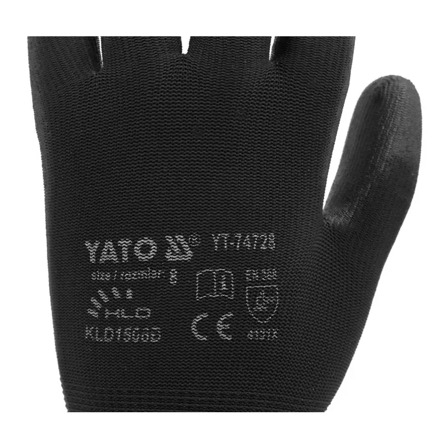 Защитные рабочие перчатки YATO (YT-74729)