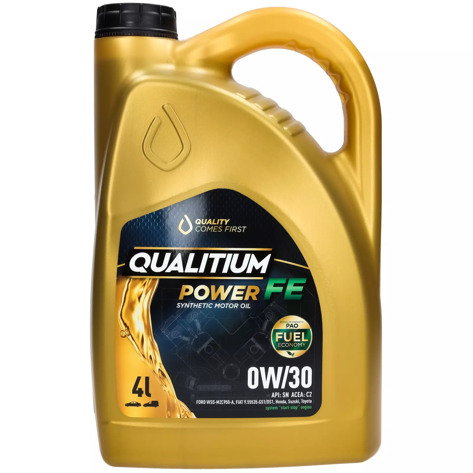 Моторное масло Quality Power FE 0W-30 4 л., QPFE-4