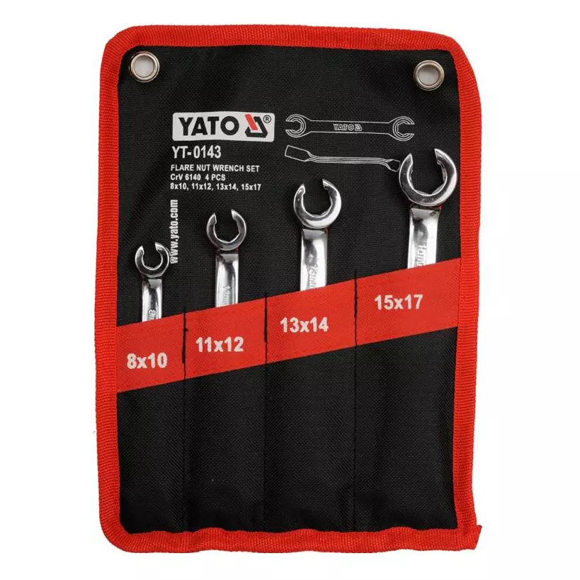 Набор полуоткрытых рожковых ключей YATO (YT-0143)